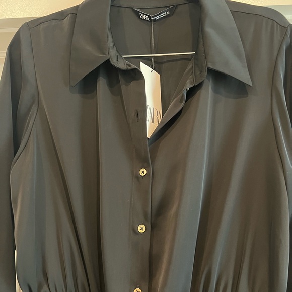 Zara Satin Dress - Picture 9 of 11